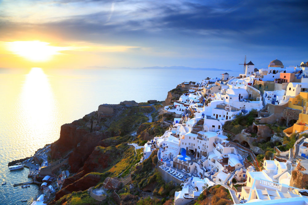 Santorini Ausblick