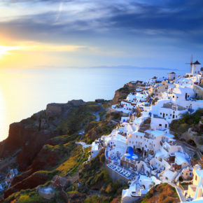 Santorini Ausblick