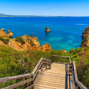 Algarve Weg zum Meer