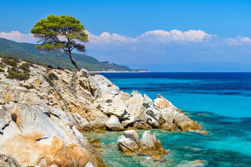 Chalkidiki Felsen