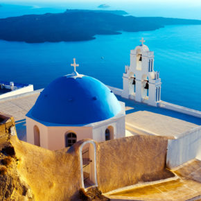 Santorini Aussicht