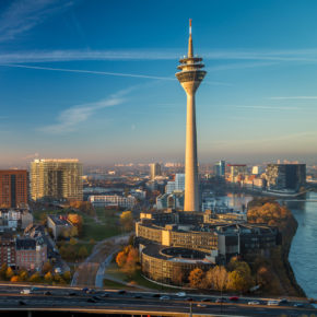 Düsseldorf von oben Fernsehturm