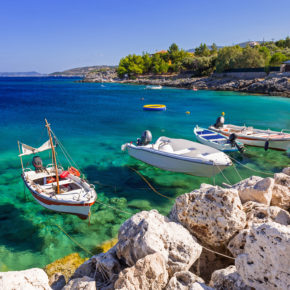 Griechenland Zakynthos Boote