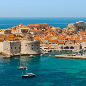 Kroatien Dubrovnik von oben