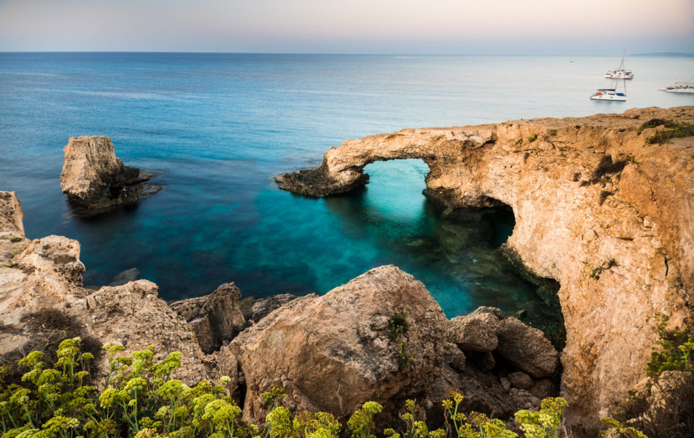 Zypern Aiya Napa Felsen Meer