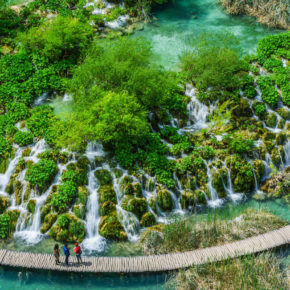 Kroatien Plitvice Oben