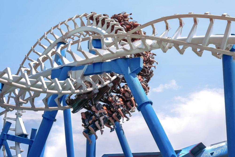 Gardaland Park Blue Tornado