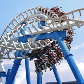 Gardaland Park Blue Tornado