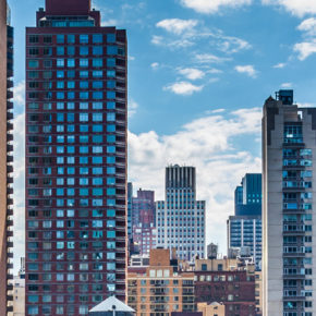 USA New York Rooftop Panorama