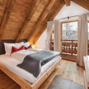 St Martin Chalets Schlafzimmer