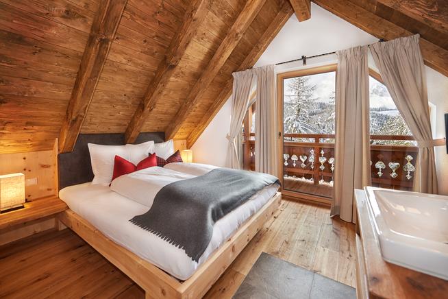 St Martin Chalets Schlafzimmer