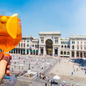 Italien Mailand Aperol Sprizz