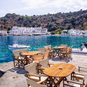 Griechenland Kreta Loutro Ausblick