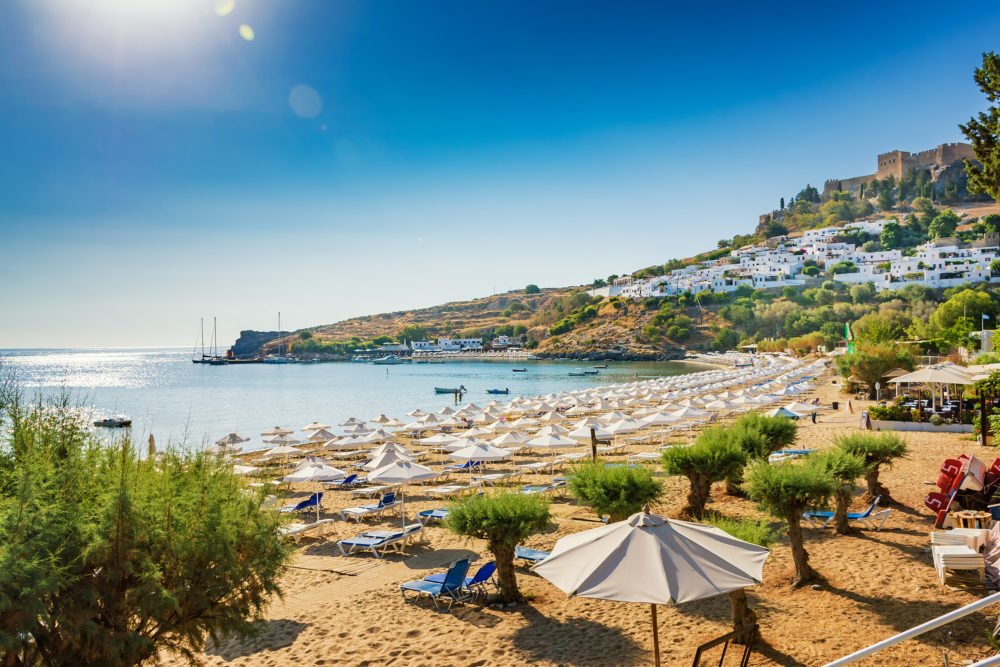 Griechenland Rhodos Lindos