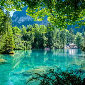 Schweiz Kandergrund Blausee