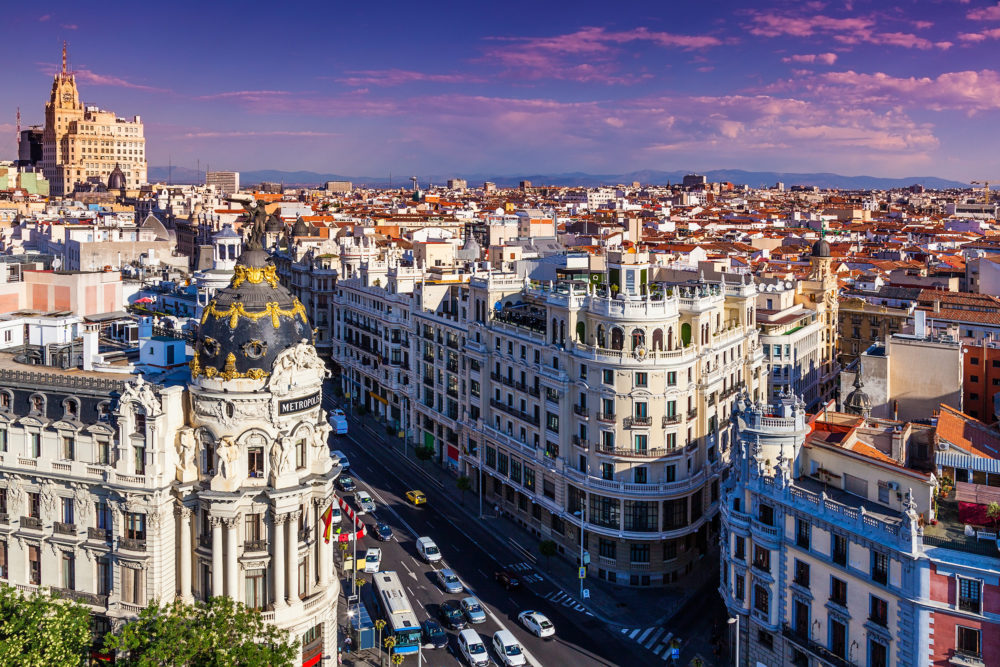 Spanien Madrid Gran Via