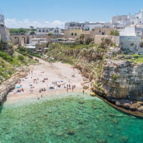 Italien Apulien Polignano Strand