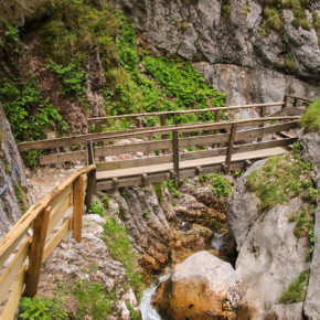 Österreich Silberkarklamm Steg