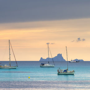 Spanien Balearen Formentera Meerblick