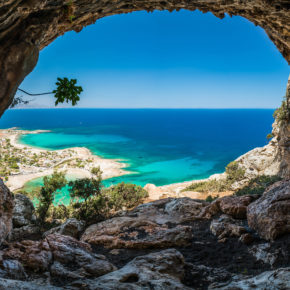 Griechenland Kreta Höhle