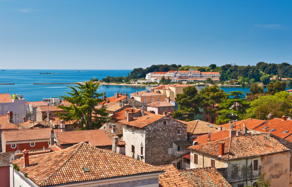 Kroatien Altstadt Porec Küste