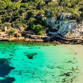 Spanien Mallorca Cala Llombards Strand