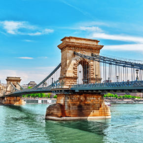 Ungarn Budapest Brücke