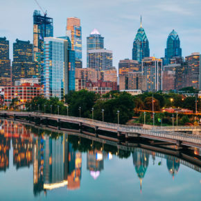 USA Philadelphia Skyline