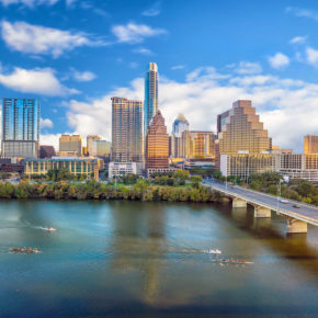 USA Texas Austin Skyline