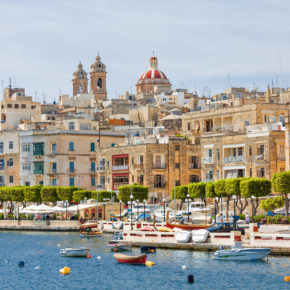 Malta Valleta Hafen