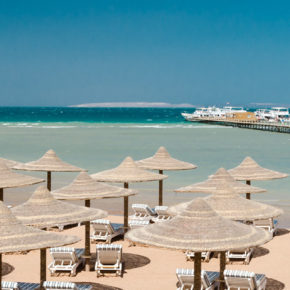 Ägypten Hurghada Weisser Strand