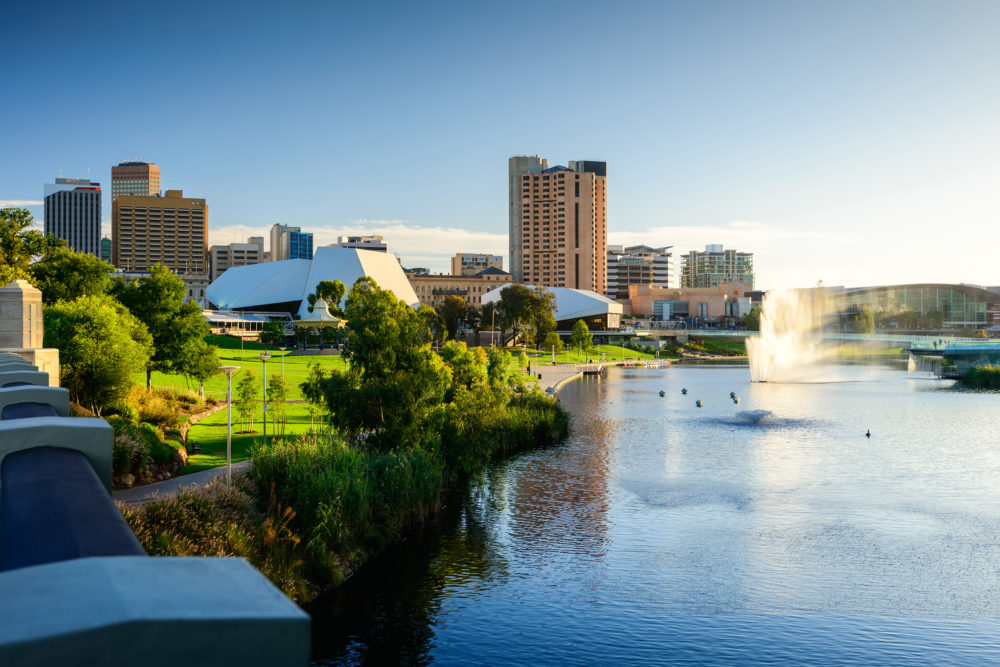 Australien Adelaide Skyline