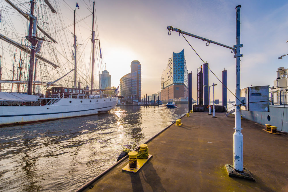 Hamburg Hafen Schiff Wasser