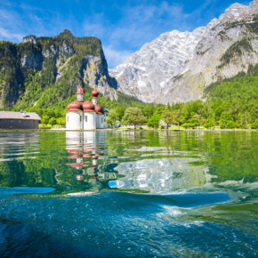 Deutschland Bayern Königssee St. Bartholomä