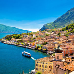 Italien Gardasee Limone Sul Garda Wasserfront