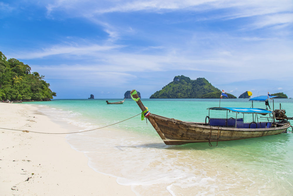 Thailaand Koh Lanta Meer Boot