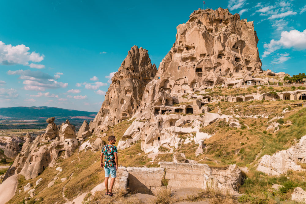 Türkei Festung Uchisar Kappadokien