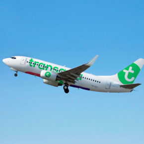 Transavia Flugzeug Start