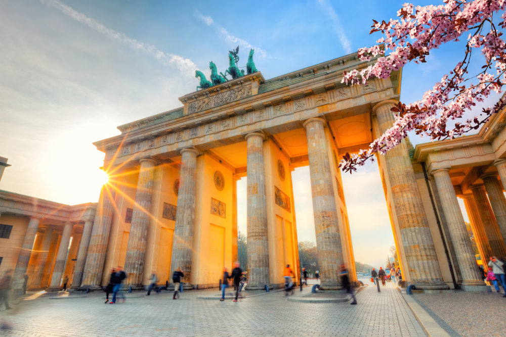 Berlin Brandenburger Tor Frühling