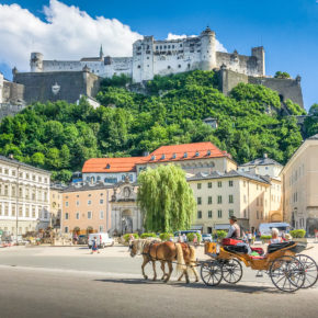 Österreich Salzburg Altstadt