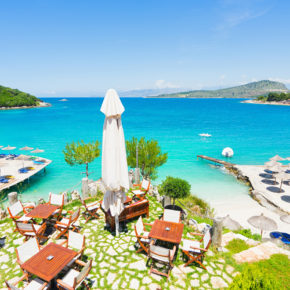 Albanien Strand von Ksamil