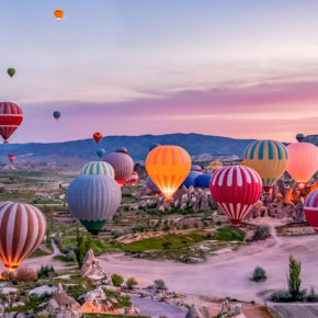 TÃ¼rkei Kappadokien HeiÃluftballons Nationalpark Goreme