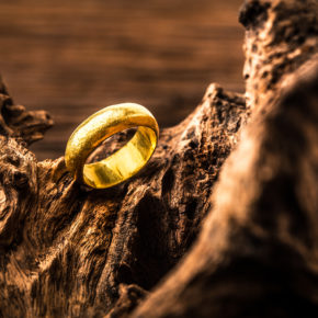 Herr der Ringe goldener Ring