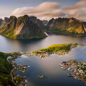 Norwegen Lofoten Berge