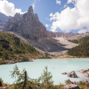 Italien Lago di Sorapis wandern