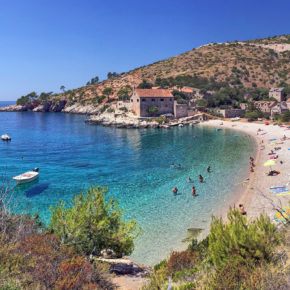 Kroatien Hvar Dubovica Beach