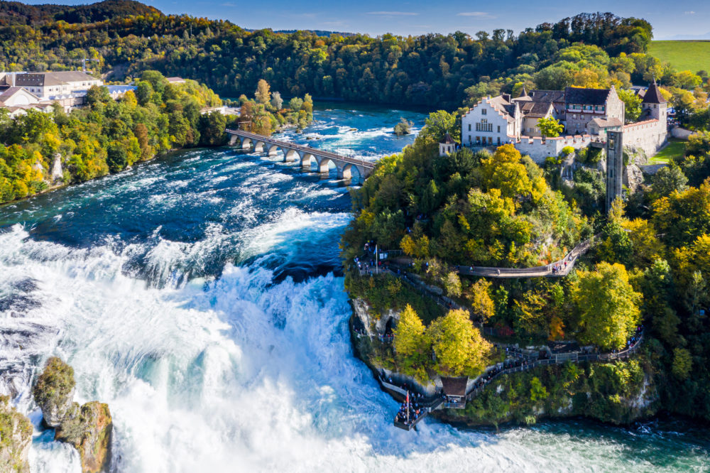 Deutschland Bodensee Rheinfall