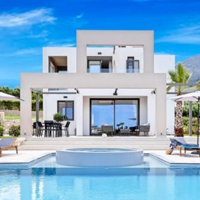 Krasse Luxus-Villa auf Kreta: 7 Tage im eigenen Ferienhaus mit Infinity-Pool & Whirlpool um 294€ p.P.